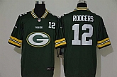 Nike Packers 12 Aaron Rodgers Green Team Big Logo Number Vapor Untouchable Limited Jersey,baseball caps,new era cap wholesale,wholesale hats